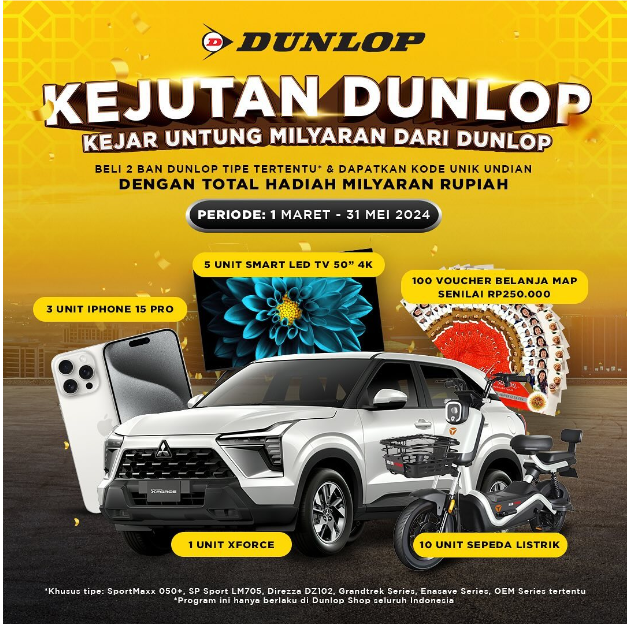 Promo Ban Mobil Dunlop: Sejarah Merek dan Cara Mengikuti Promo